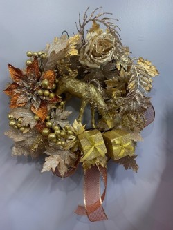 Autumn Door wreath designed to your specifications by Flowers by Hughes, Monaghan Town, Ireland