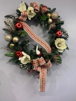 Selection of Seasonal door wreaths and flowers -  Flowers by Hughes, Monaghan Town, Ireland