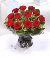 A dozen red roses - romantic flowers delivered by Flowers by Hughes Florist Shop, Monaghan Town, Ireland